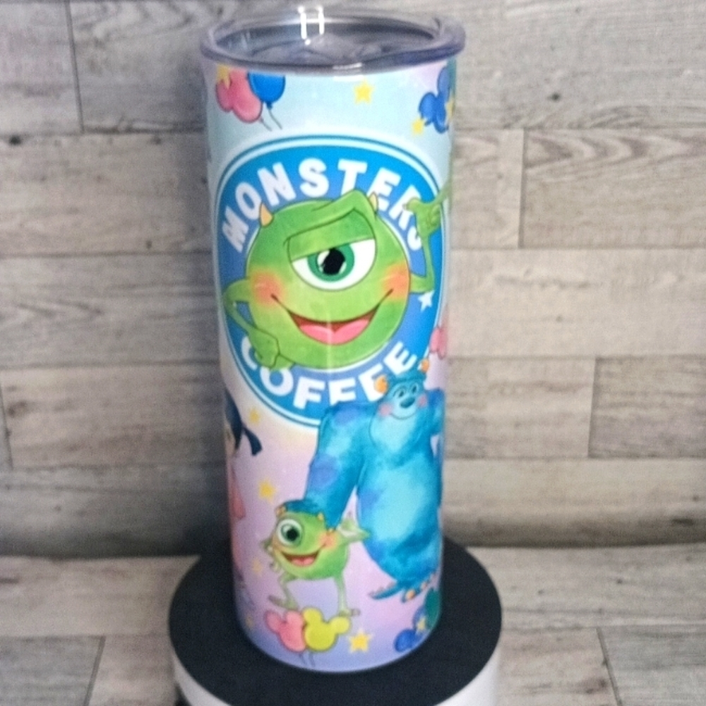 Monsters Inc. Handmade 20oz. Stainless Tumbler